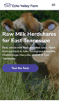 Mobile Screenshot of echovalleyfarms.net